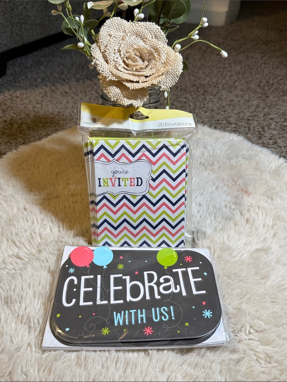 ✨American Greeting -Party Invitation and Celebration Card Set✨